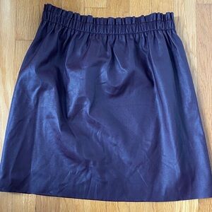 LOFT Deep Purple Mini Skirt